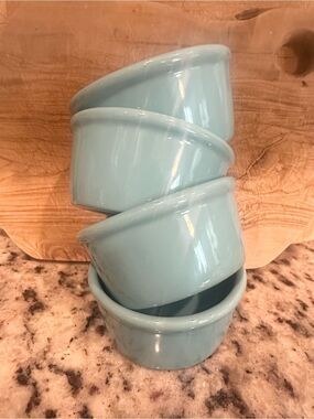 Chantal .5 Blue Set of 4 Ramekins